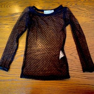 Black sheer toddler undershirt, 2T (from Etsy)